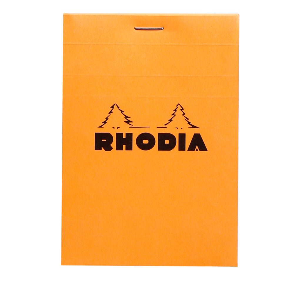 Rhodia Basics Orange Grid Notepad - SCOOBOO - RHBC_ORN_NP_85X120_GRID_12200C - Notepad