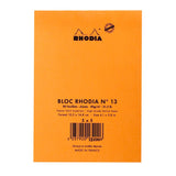 Rhodia Basics Orange Grid Notepad - SCOOBOO - RHBC_ORN_NP_105X148_GRID_13200C - Notepad