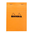 Rhodia Basics Orange Grid Notepad - SCOOBOO - RHBC_ORN_NP_105X148_GRID_13200C - Notepad