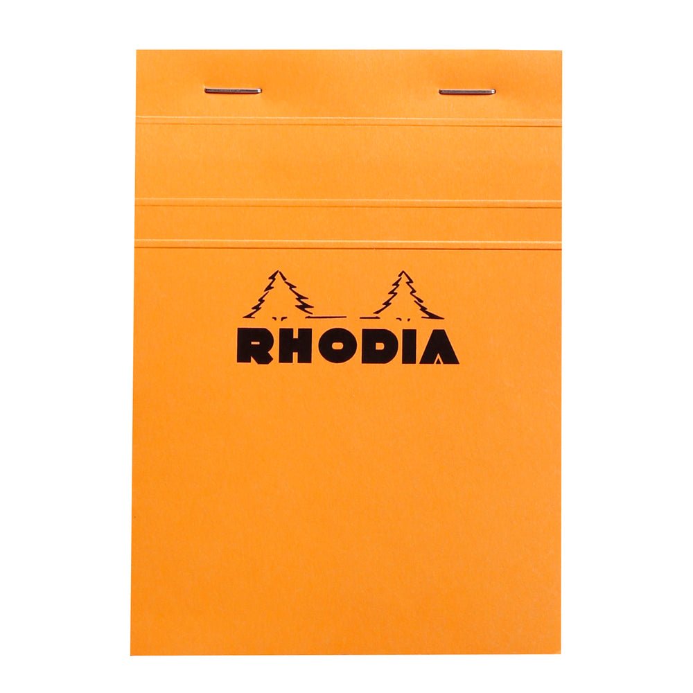 Rhodia Basics Orange Grid Notepad - SCOOBOO - RHBC_ORN_NP_105X148_GRID_13200C - Notepad