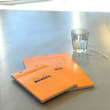 Rhodia Basics Orange Grid Notepad - SCOOBOO - RHBC_ORN_NP_110X170_GRID_14200C - Notepad