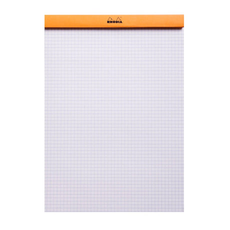 Rhodia Basics Orange Grid Notepad - SCOOBOO - RHBC_ORN_NP_210X297_GRID_18200C - Notepad