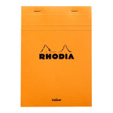 Rhodia Basics Orange N°16 Yellow Page Grid Notepad - SCOOBOO - RH16260C_BC_ORN_SRL_16_210148_NP - Notepad