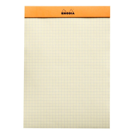 Rhodia Basics Orange N°16 Yellow Page Grid Notepad - SCOOBOO - RH16260C_BC_ORN_SRL_16_210148_NP - Notepad