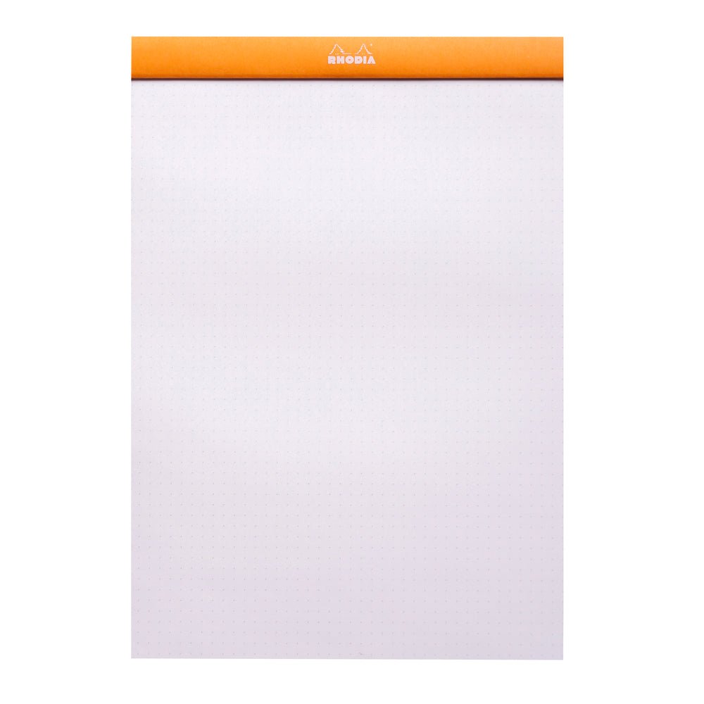 Rhodia Basics Orange N°18 Dotted Notepad - SCOOBOO - RHBC_ORN_NP_210X295_DOT_18558C - Notepad