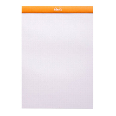 Rhodia Basics Orange N°18 Dotted Notepad - SCOOBOO - RHBC_ORN_NP_210X295_DOT_18558C - Notepad