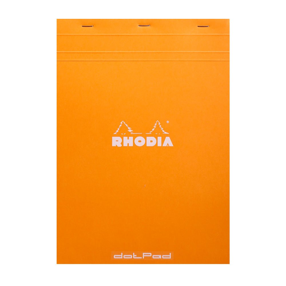 Rhodia Basics Orange N°18 Dotted Notepad - SCOOBOO - RHBC_ORN_NP_210X295_DOT_18558C - Notepad