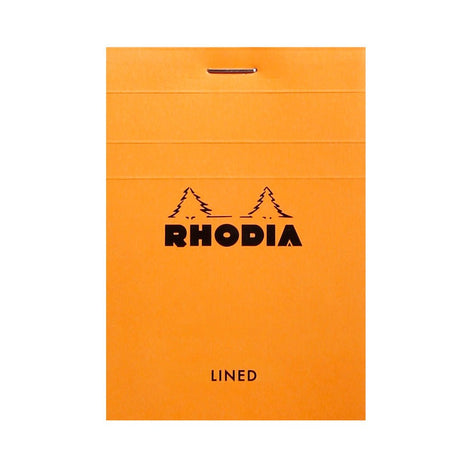 Rhodia Basics Orange Notepad - Lined - SCOOBOO - RHBC_ORN_NP_74X105_LINE_11600C - Notepad