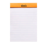 Rhodia Basics Orange Notepad - Lined - SCOOBOO - RHBC_ORN_NP_85X120_LINE_12600C - Notepad