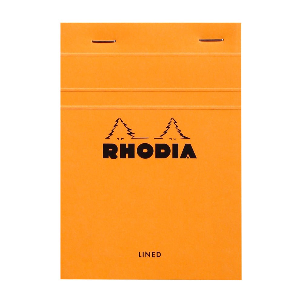 Rhodia Basics Orange Notepad - Lined - SCOOBOO - RH13600C_BC_ORN_LRL_13A6_148105_NP - Notepad