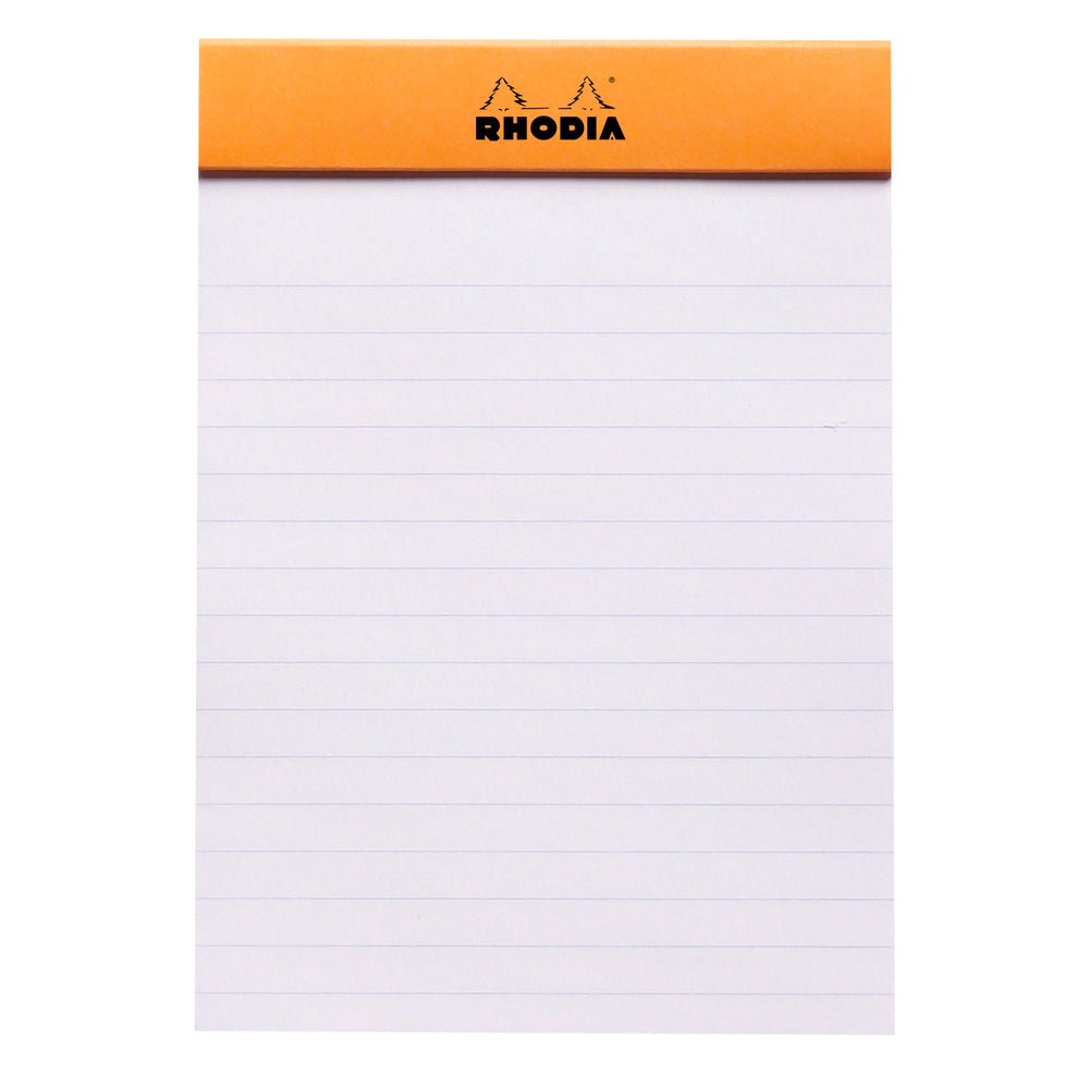 Rhodia Basics Orange Notepad - Lined - SCOOBOO - RH13600C_BC_ORN_LRL_13A6_148105_NP - Notepad