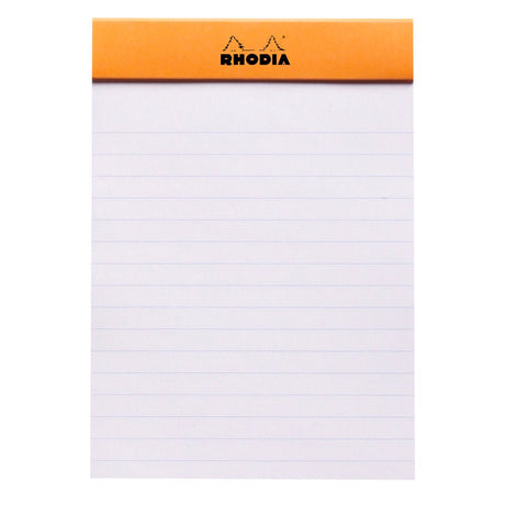 Rhodia Basics Orange Notepad - Lined - SCOOBOO - RH13600C_BC_ORN_LRL_13A6_148105_NP - Notepad