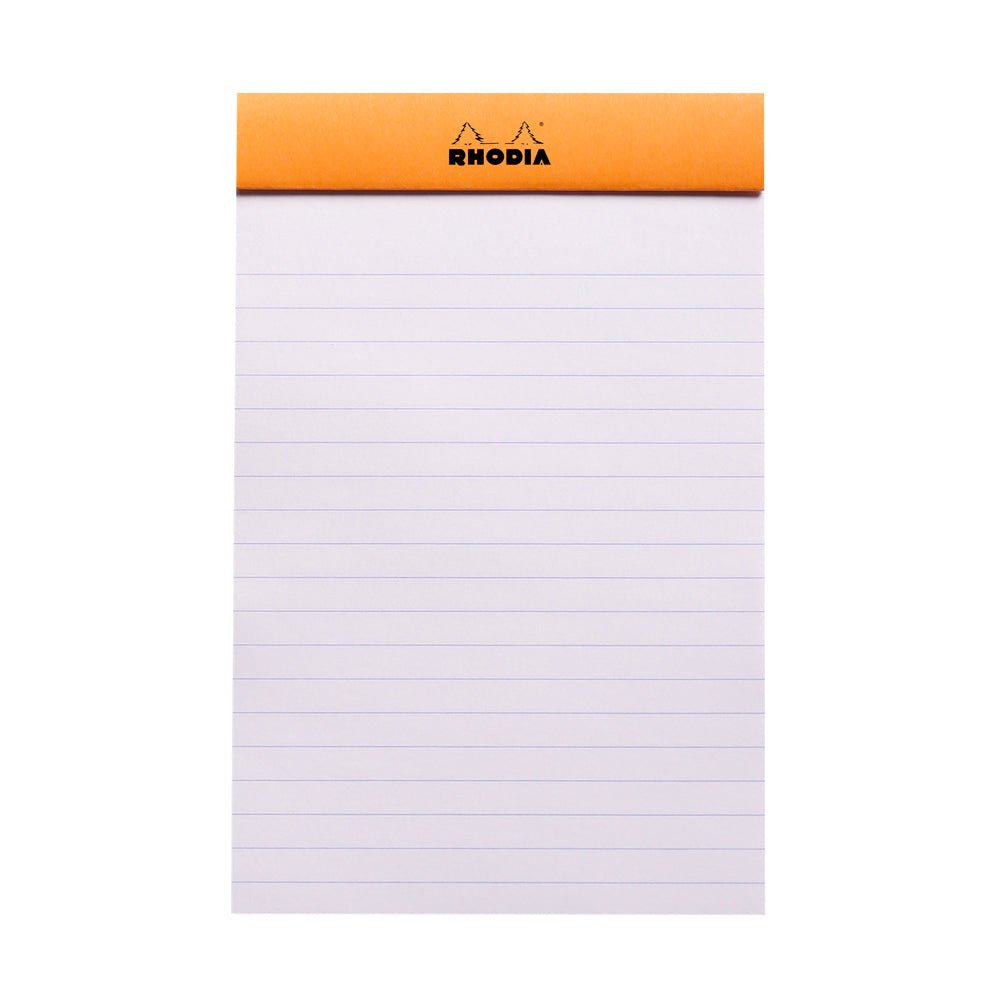 Rhodia Basics Orange Notepad - Lined - SCOOBOO - RH14600C_BC_ORN_14_170110_NP - Notepad