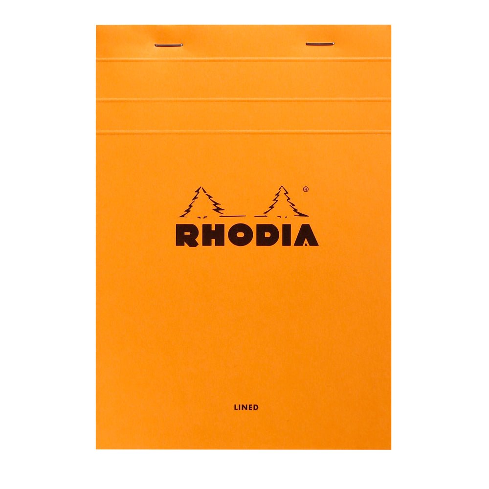 Rhodia Basics Orange Notepad - Lined - SCOOBOO - RH15600C_BC_ORN_MRL_16_210148_NP - Notepad