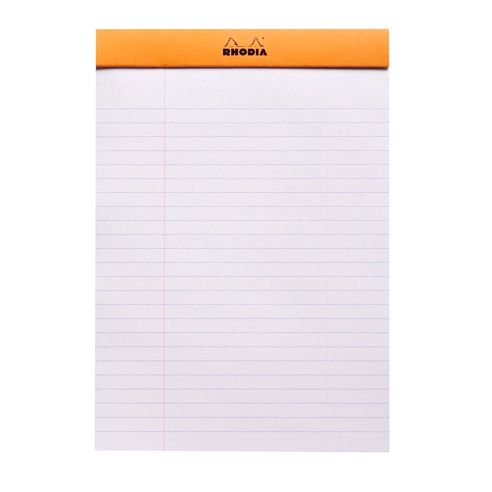 Rhodia Basics Orange Notepad - Lined - SCOOBOO - RH15600C_BC_ORN_MRL_16_210148_NP - Notepad