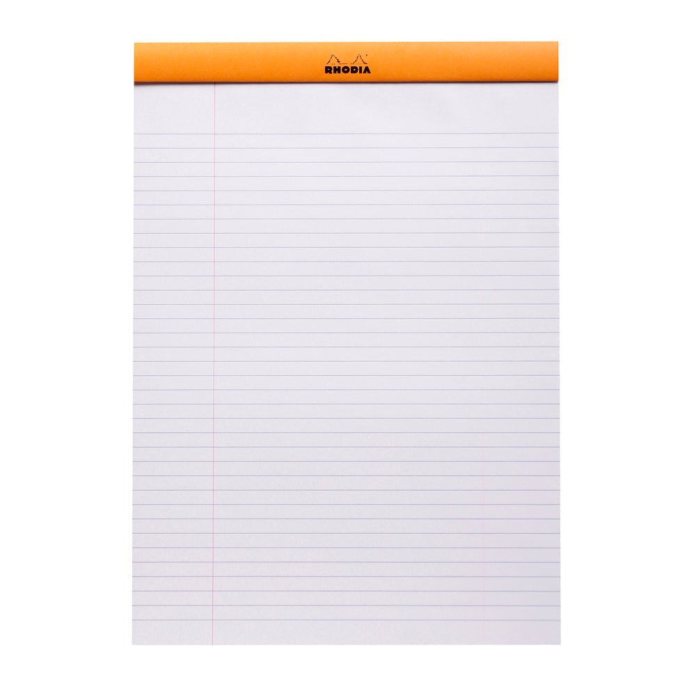 Rhodia Basics Orange Notepad - Lined - SCOOBOO - RH18600C_BC_ORN_MRL_18A4_297210_NP - Notepad