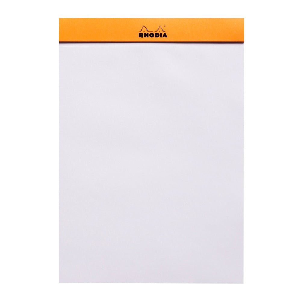 Rhodia Basics Orange Plain Notepad - SCOOBOO - RH16000C_BC_ORN_BLN_16_210148_NP - 1 - Notepad