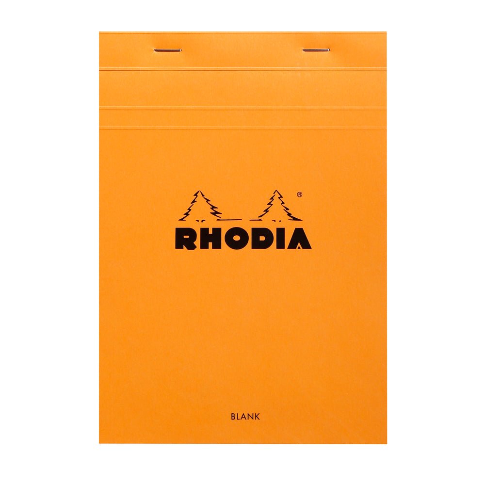 Rhodia Basics Orange Plain Notepad - SCOOBOO - RH16000C_BC_ORN_BLN_16_210148_NP - 1 - Notepad