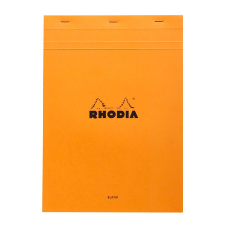 Rhodia Basics Orange Plain Notepad - SCOOBOO - RH18000C_BC_ORN_BLN_18A4_297210_NP - Notepad