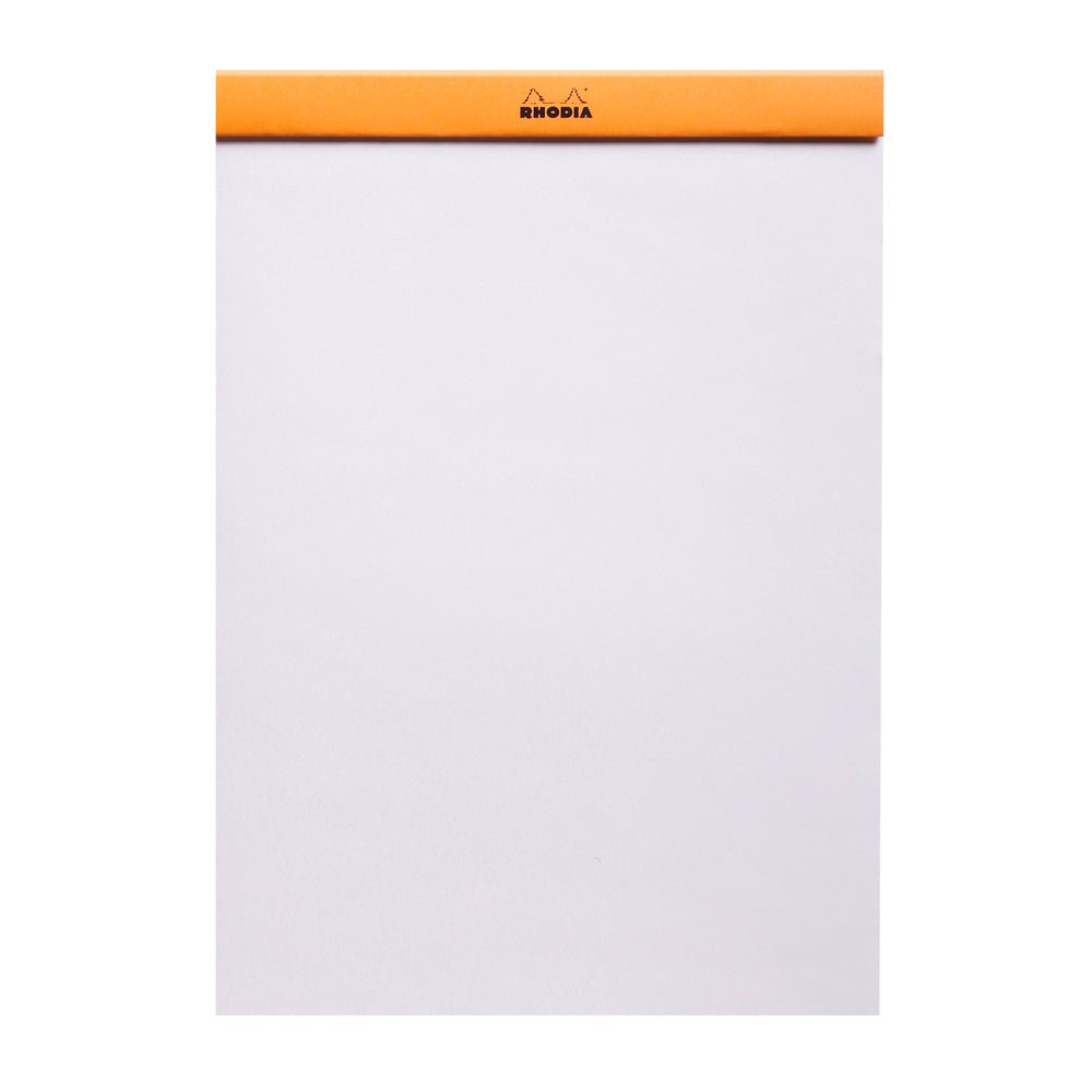 Rhodia Basics Orange Plain Notepad - SCOOBOO - RH18000C_BC_ORN_BLN_18A4_297210_NP - Notepad