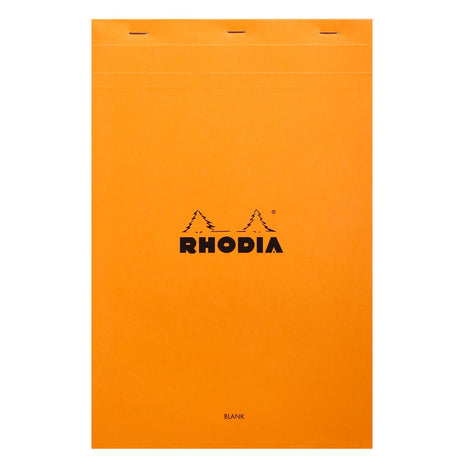 Rhodia Basics Orange Plain Notepad - SCOOBOO - RH19000C_BC_ORN_BLN_19A4_318210_NP - Notepad