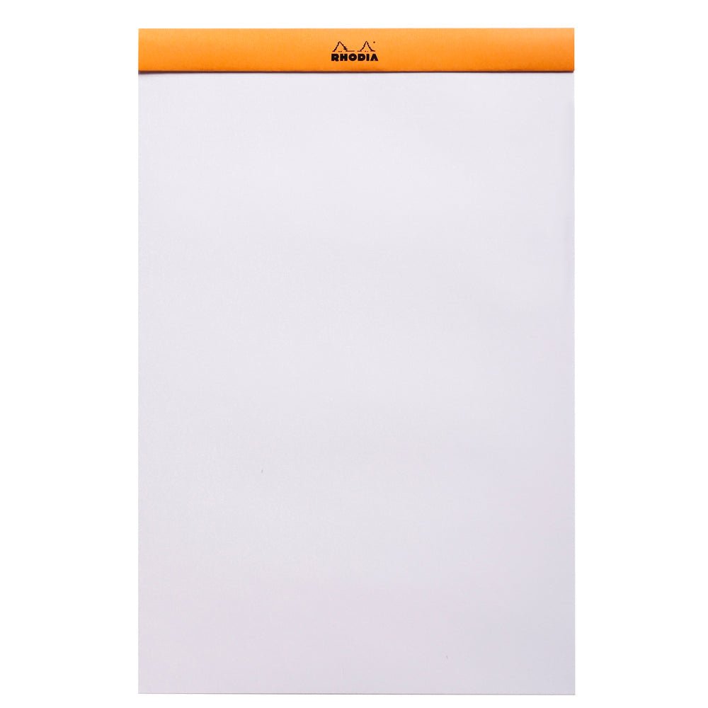 Rhodia Basics Orange Plain Notepad - SCOOBOO - RH19000C_BC_ORN_BLN_19A4_318210_NP - Notepad