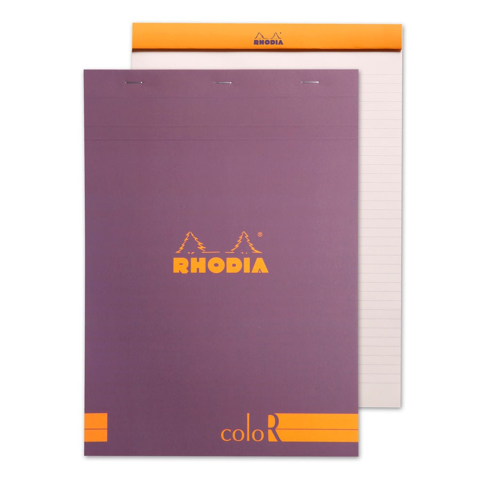 Rhodia Basics Purple Notepad - Lined - SCOOBOO - RH18970C_BC_PPL_CLR_18A4_297210_NP - Notepad