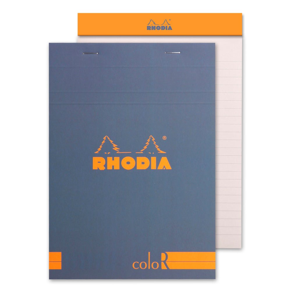 Rhodia Basics Sapphire Blue Notepad (148X210mm - Lined) - SCOOBOO - RH16968C_BC_BLU_CLR_16_210148_NP - Notepad