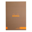 Rhodia Basics Taupe Notepad - Lined - SCOOBOO - RH18964C_BC_BBRW_CLR_18A4_297210_NP - Notepad