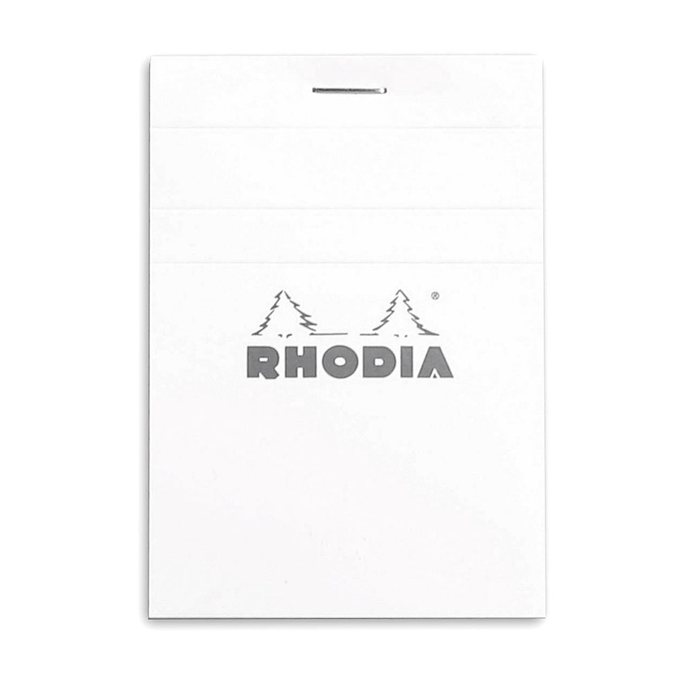 Rhodia Basics White Notepad - Grid - SCOOBOO - RHBC_WHT_NP_74X105_GRID_11201C - Notepad