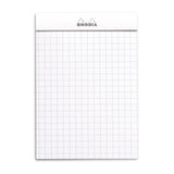 Rhodia Basics White Notepad - Grid - SCOOBOO - RHBC_WHT_NP_85X120_GRID_12201C - Notepad