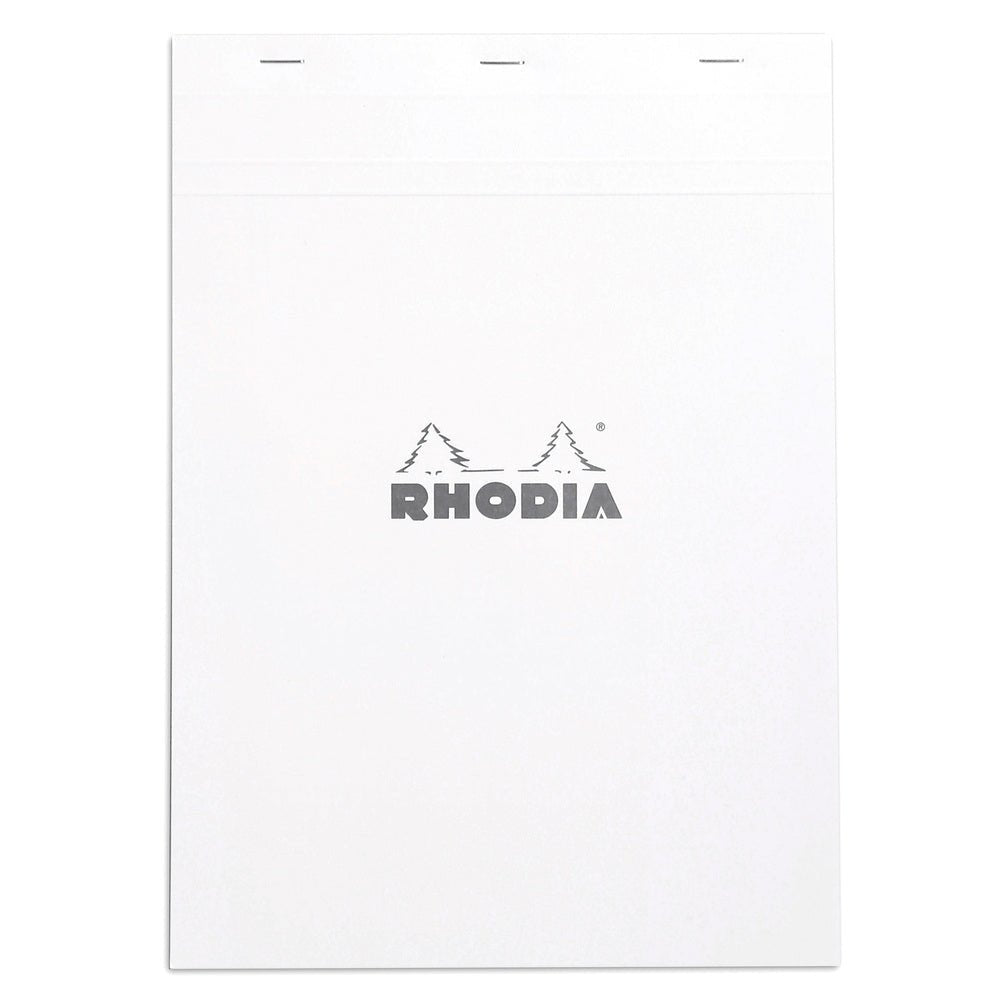 Rhodia Basics White Notepad - Grid - SCOOBOO - RHBC_WHT_NP_210X297_GRID_18201C - Notepad