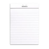 Rhodia Basics White Notepad - Lined - SCOOBOO - RH12601C_BC_White_LRL_12_120085_NP - Notepad