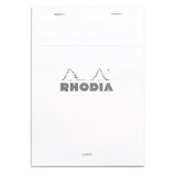 Rhodia Basics White Notepad - Lined - SCOOBOO - RH16601C_BC_WHT_LRL_16_210148_NP - Notepad