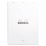 Rhodia Basics White Notepad - Lined - SCOOBOO - RH18601C_BC_WHT_LRL_18A4_297210_NP - Notepad