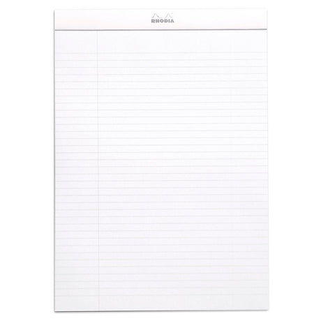 Rhodia Basics White Notepad - Lined - SCOOBOO - RH18601C_BC_WHT_LRL_18A4_297210_NP - Notepad