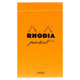 Rhodia Classic Orange Wiro Notepad - Lined - SCOOBOO - RHCLC_ORN_NP_75X120_LINE_8680C - Notepad