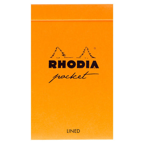 Rhodia Classic Orange Wiro Notepad - Lined - SCOOBOO - RHCLC_ORN_NP_75X120_LINE_8680C - Notepad