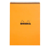 Rhodia Classic Orange Wiro Notepad - Lined - SCOOBOO - RH18501C_CL_ORN_LRL_NPA4_297210_NP - Notepad