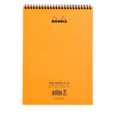 Rhodia Classic Orange Wiro Notepad - Lined - SCOOBOO - RH18501C_CL_ORN_LRL_NPA4_297210_NP - Notepad