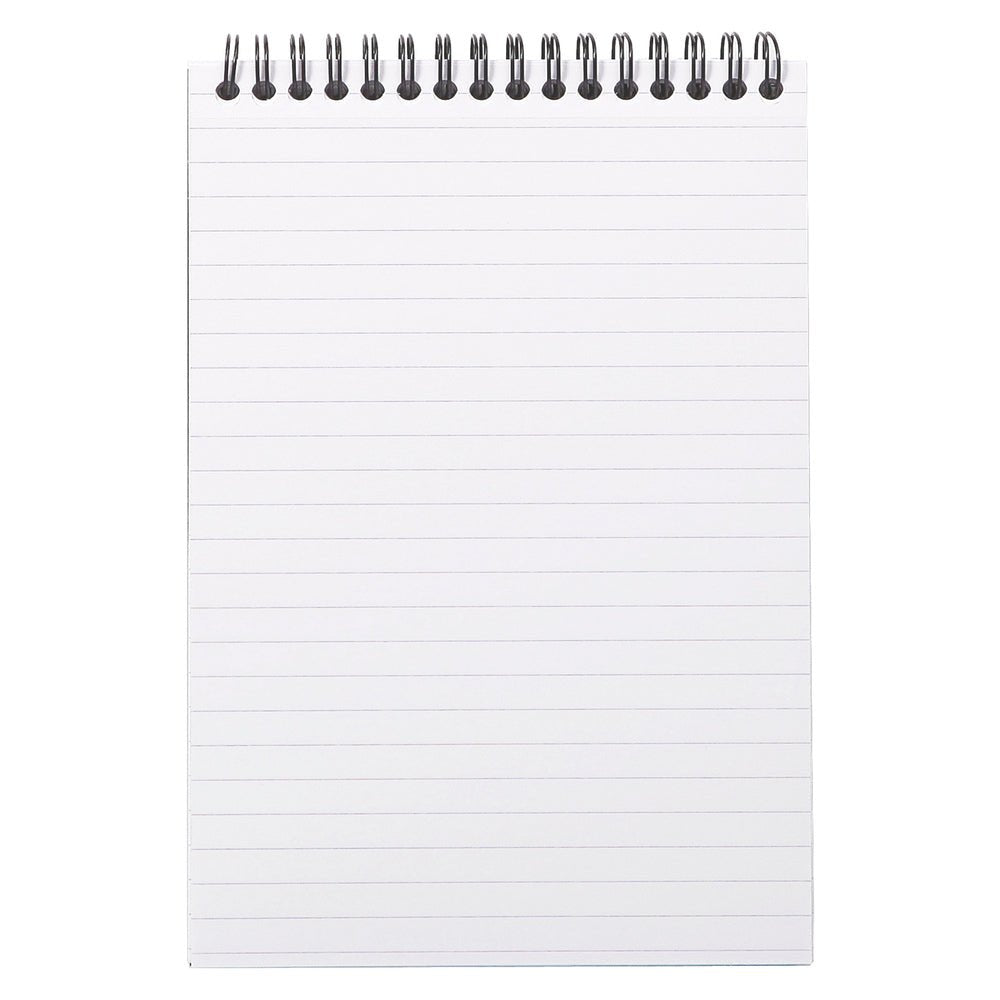 Rhodiactive Black Lined Notepad (148X210mm) - SCOOBOO - RHACTV_BLK_NP_148X210_LINE_16921C - Notepad