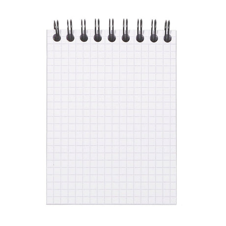 Rhodiactive Black Notepad - Grid - SCOOBOO - RHACTV_BLK_NP_74X105_GRID_11920C - Notepad