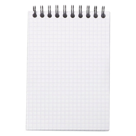 Rhodiactive Black Notepad - Grid - SCOOBOO - RHACTV_BLK_NP_105X148_GRID_13920C - Notepad