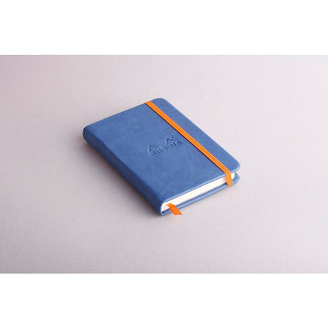 Rhodiarama Hardcover A6 Plain Notebook - SCOOBOO - RH118628C_BQ_BLU_CB_BLN_A6_14090_NB - Plain