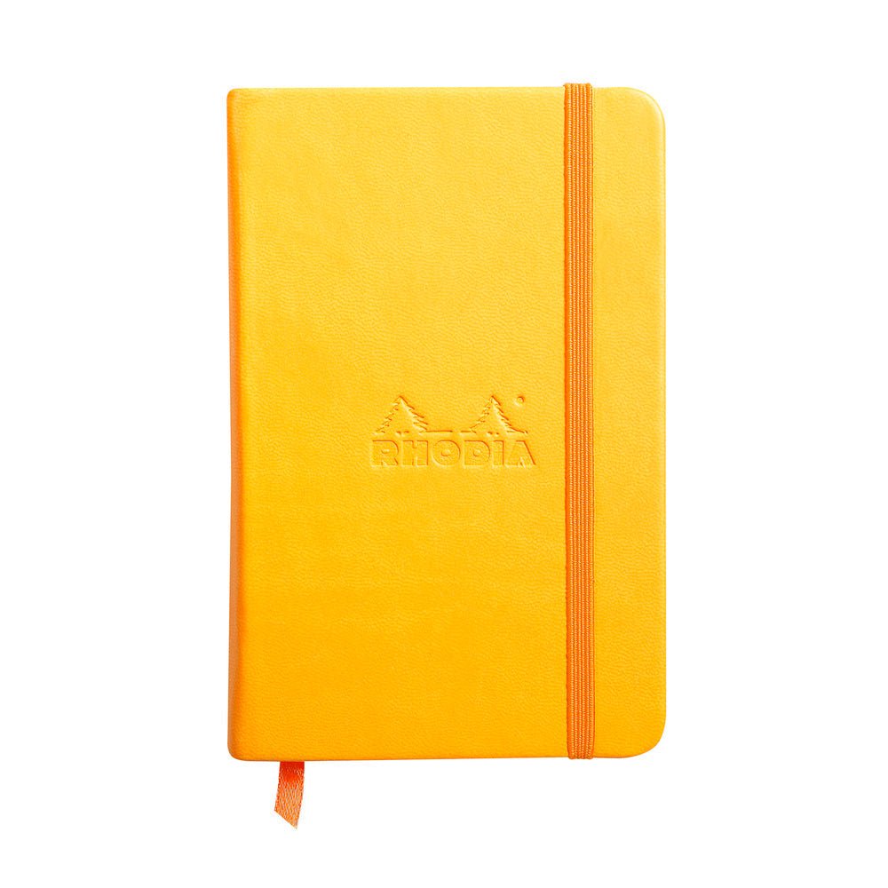 Rhodiarama Hardcover A6 Plain Notebook - SCOOBOO - RH118636C_BQ_YLW_CB_BLN_A6_14090_NB - Plain