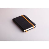 Rhodiarama Hardcover Lined Notebook (105X148mm) - SCOOBOO - RHRM_BLK_NB_105X148_LINE_118642C - Ruled