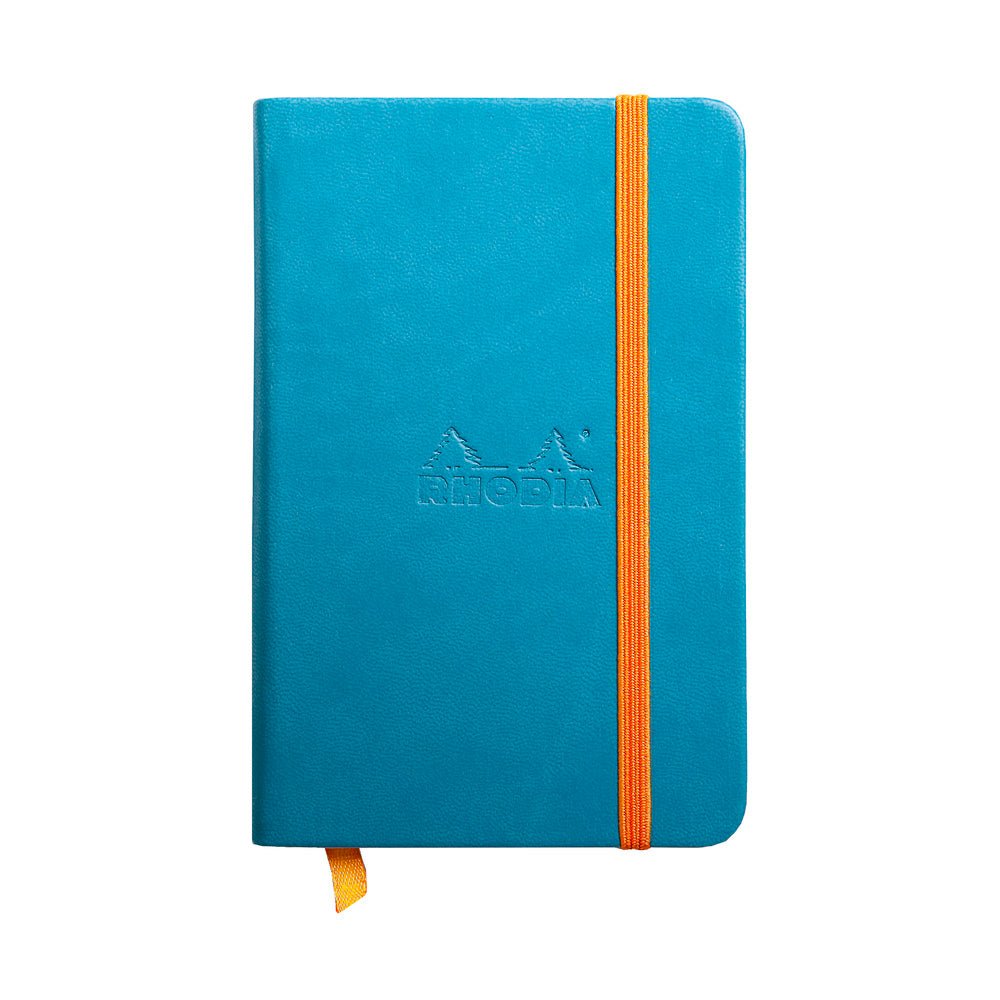 Rhodiarama Hardcover Lined Notebook (105X148mm) - SCOOBOO - RHRM_TURQ_NB_105X148_LINE_118647C - Ruled