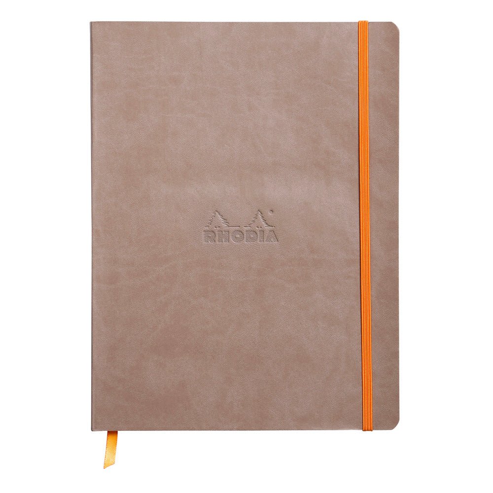 Rhodiarama Softcover Dotted Notebook (190X250mm) - SCOOBOO - RHRM_TPE_NB_190X250_DOT_117554C - Ruled