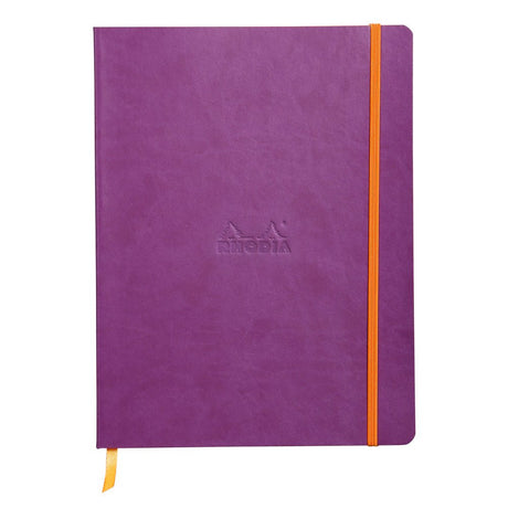 Rhodiarama Softcover Dotted Notebook (190X250mm) - SCOOBOO - RHRM_PPL_NB_190X250_DOT_117560C - Ruled