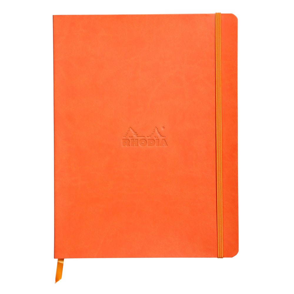 Rhodiarama Softcover Lined Notebook (190X250mm) - SCOOBOO - RHRM_SBLU_NB_190X250_LINE_117508C - Ruled